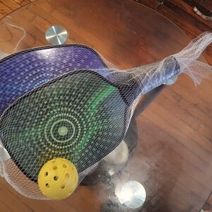 Colorful Pickleball Paddle Set with Ball